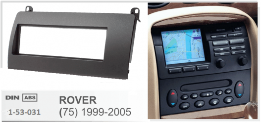 ΠΛΑΙΣΙΟ ΠΡΟΣΘΗΚΗ ΠΡΟΣΟΨΗ RC/DR/CD 1 DIN ROVER 75 ’99 – ’05  53-031