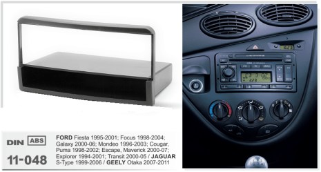 ΠΛΑΙΣΙΟ ΠΡΟΣΘΗΚΗ ΠΡΟΣΟΨΗ ice 1  DIN για R/CD FORD Fiesta 2001-2005; Fusion 2002-2005 11-048  53.061 < >