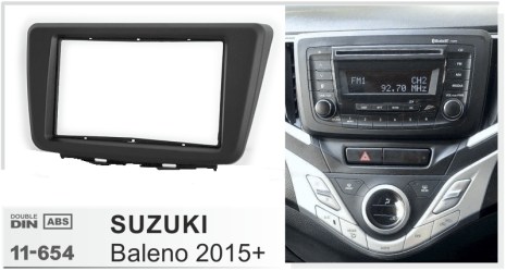 ΠΛΑΙΣΙΟ ΠΡΟΣΘΗΚΗ ΠΡΟΣΟΨΗ 2 DIN για οθόνη SUZUKI Baleno 2015+ (4A)