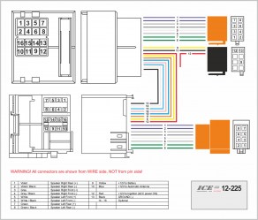 Φίσα hands free VOLKSWAGEN 2002+ (select models) / AUDI - SKODA - SEAT 2004+ (select models) - ICE 12-225