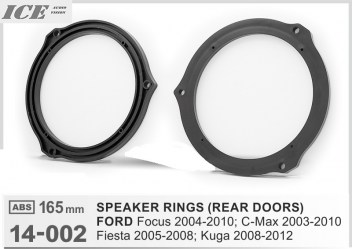 ΒΑΣΗ ΗΧΕΙΩΝ - FORD πίσω Focus 2004-10; C-Max 2003-10; Fiesta 2005-08; Kuga 2008-12  14-002