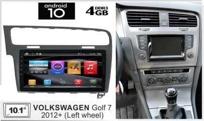 ice AN X1585_GPS (10inc) TABLET  OEM  VW GOLF 7  mod. 2013>  ANDROID 10 Q – CPU : PX6 CORTEX  6CORE – RAM : 4GB – NAND FLASH : 3