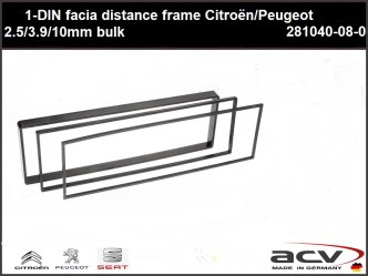 ΠΛΑΙΣΙΟ ΠΡΟΣΘΗΚΗ ΠΡΟΣΟΨΗ ACV 1  DIN R/CD  για  Citroen C2-C3-Xsara (σετ 2/4/10 mm)_53.033