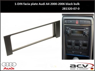 ΠΡΟΣΟΨΗ ΠΡΟΣΘΗΚΗ ΠΛΑΙΣΙΟ ACV Made in Germany RC/D - Audi A4 ’01_53.009 - M-40.114 - 11.006 BLACK