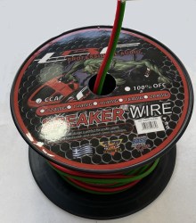 ΚΑΛΩΔΙΟ ΗΧΕΙΩΝ TRF 2X1,5mm 14AWG SILICONE τιμή ανα μέτρο  (75M) κόκκινο / πράσινο