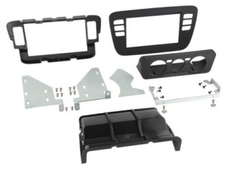 Πρόσοψη 2din Vw Up! / Seat Mii / Skoda CitiGo '11-'16 (Manual AirCondition and Glove box) (Black)