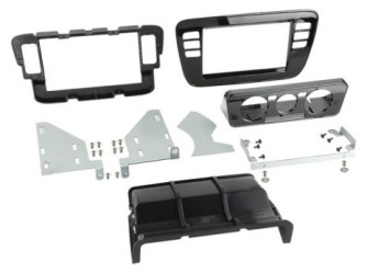 Πρόσοψη 2din Vw Up! / Seat Mii / Skoda CitiGo '11-'16 (Manual AirCondition and Glove box) (Piano Black)