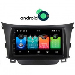 ΕΡΓΟΣΤΑΣΙΑΚΟ MULTIMEDIA ΓΙΑ  Hyundai i30 2012+ 2017 Λειτουργικό	Android 11 Μνήμη	4 πύρηνος επεξεργαστής με 2GB RAM και 16GB ROM 