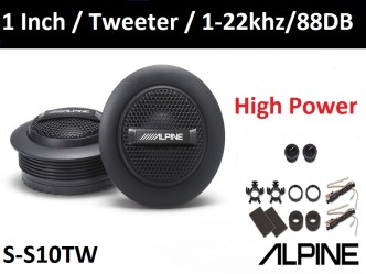 ALPINE S-S10TW ζεύγος Tweeter High Power Neodymium 1 inch