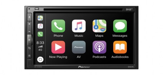 Pioneer AVH-Z5200DAB 2din 6.8'  dvd , apple, car play , android auto , waze , radio DAB