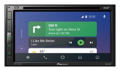 Pioneer AVH-Z5200DAB 2din 6.8'  dvd , apple, car play , android auto , waze , radio DAB