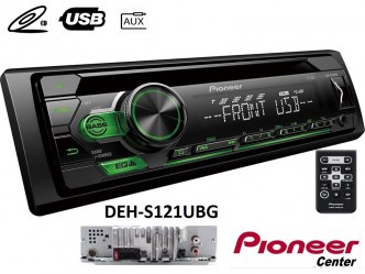 pioneer DEH-S121Ubg RC/D USB AUX πράσινο με CONTROL