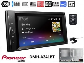 PIONEER DMH-A241BT (+ τοποθέτηση ) 6,2inch ,RADIO, BT, USB , MIRRORING απεικόνιση του κινητού σας στην οθόνη , CONTROL συμπεριλα