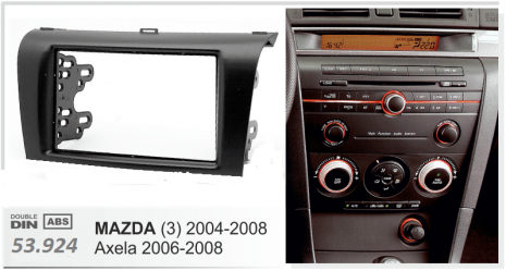 ΠΛΑΙΣΙΟ ΠΡΟΣΘΗΚΗ ΠΡΟΣΟΨΗ RC/D MAZDA 3 ’04 – ’08  1din  1-53.924