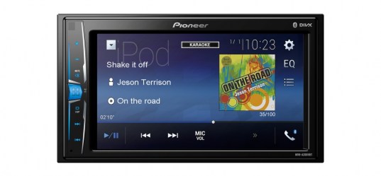 Pioneer MVH-A200VBT ( + τοποθέτηση ) Ιδανικό για μεγάλα ηχοσυστήματα Multimedia Οθόνη 2din iso 6,2inch, Multi colour, Radio,  Us