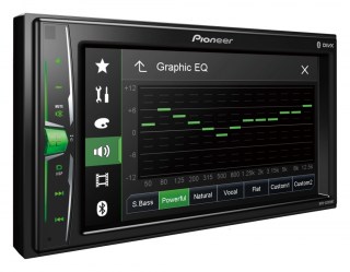 Pioneer MVH-A200VBT ( + τοποθέτηση ) Ιδανικό για μεγάλα ηχοσυστήματα Multimedia Οθόνη 2din iso 6,2inch, Multi colour, Radio,  Us