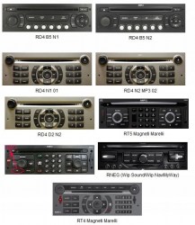 Interface Aux/Usb/Usb Charger/Bluetooth για εργοστασιακές πηγές Citroen / Peugeot RD4