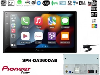 Pioneer SPH-DA360DAB - wi fi , apple carplay, Android Auto , radio DAB, Νέο προϊόν