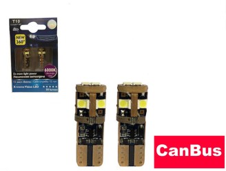 led T10 X-treme Vision 9smd philips 6000K canbus 12v  τιμή ζεύγους