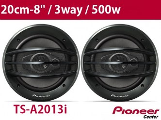 Pioneer TS-A2013I coaxial 20cm 8'' 500W 3 way ζεύγος ηχείων που σας δίνει την αίσθηση ότι έχετε sub