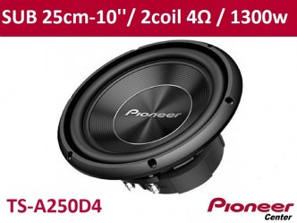 SUB 10'' PIONEER TS-A250d4 DUAL 2X4Ω 1300W