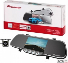 PIONEER VREC-200CH DVR ΚΑΤΑΓΡΑΦΙΚΟ ΚΑΘΡΕΠΤΗΣ με SD wifi υψηλής ευκρίνειας με camera οπισθοπορείας